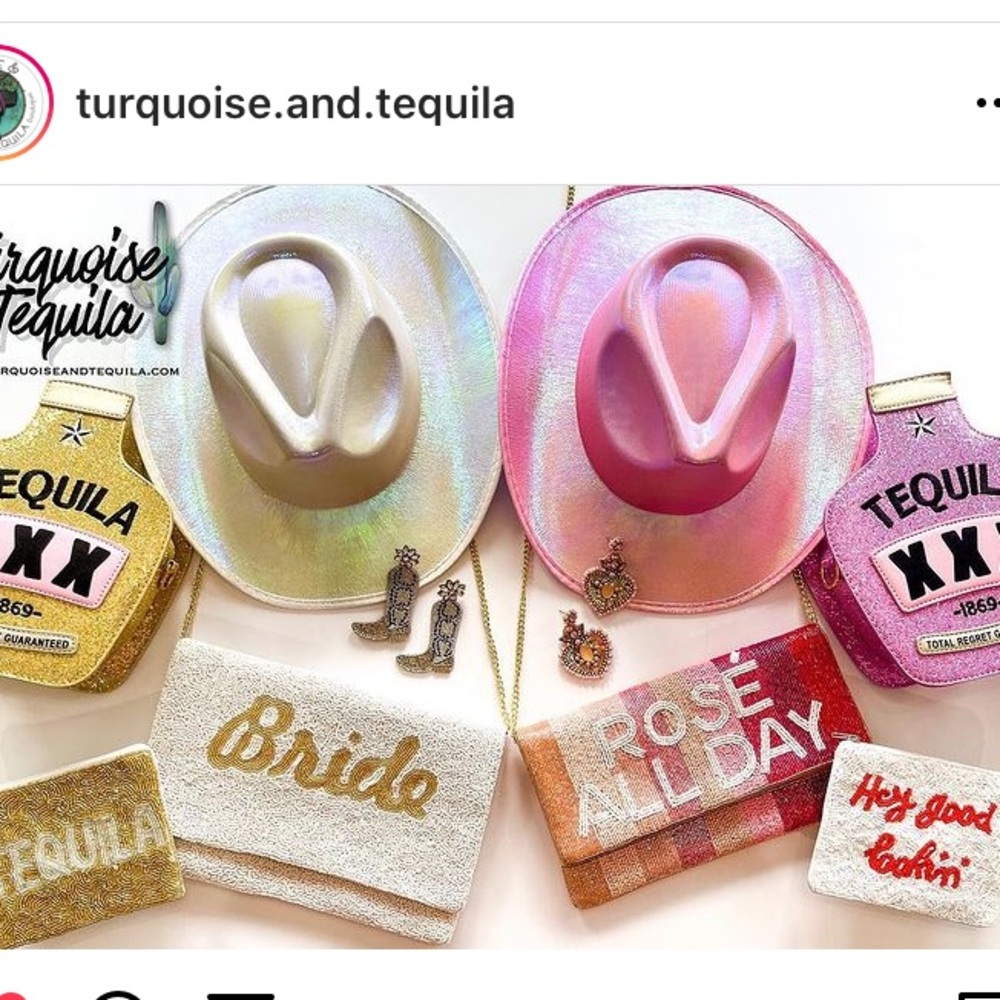 Two Costume Cowgirl Hats 🤠
